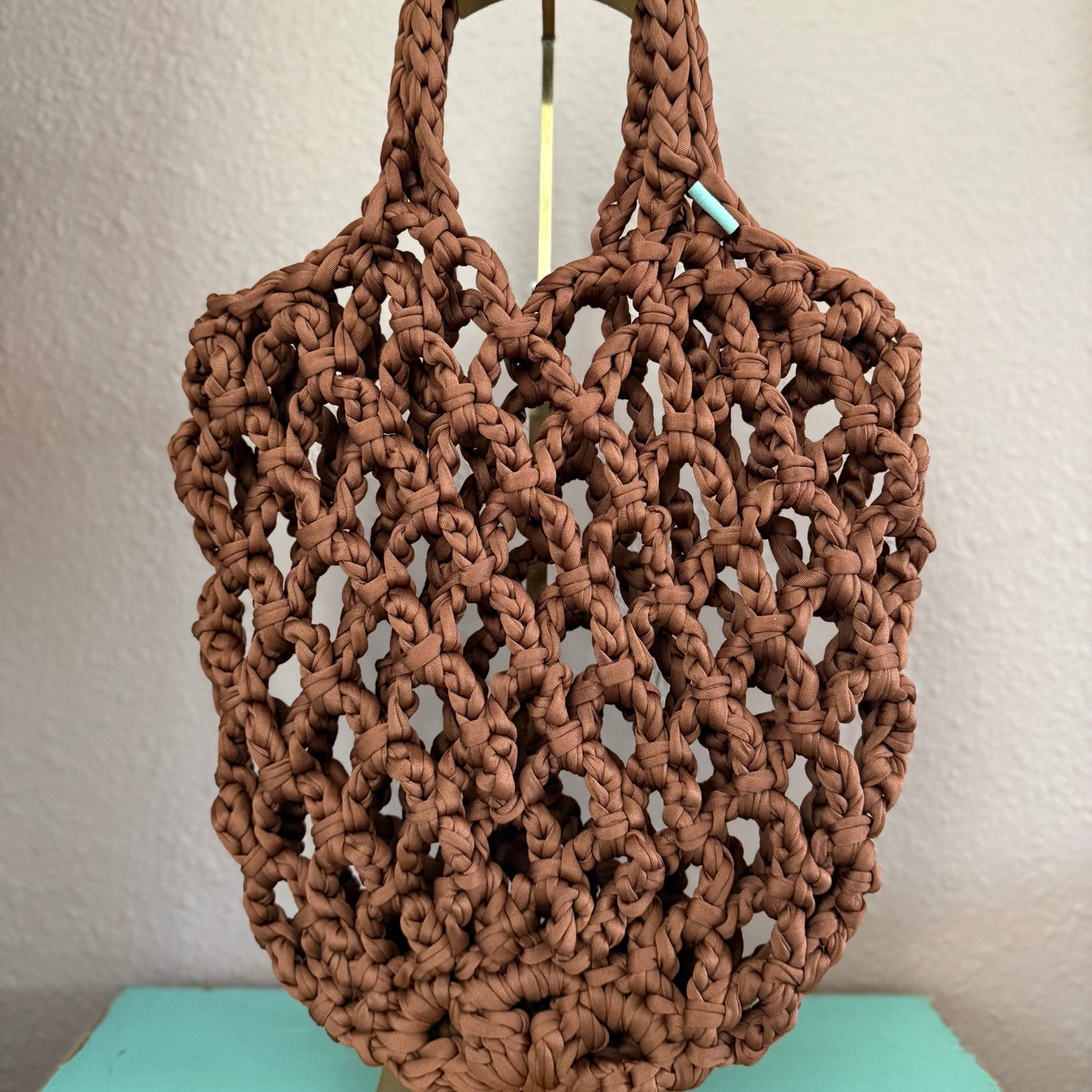 Handmade Chunky Knit Market Bag