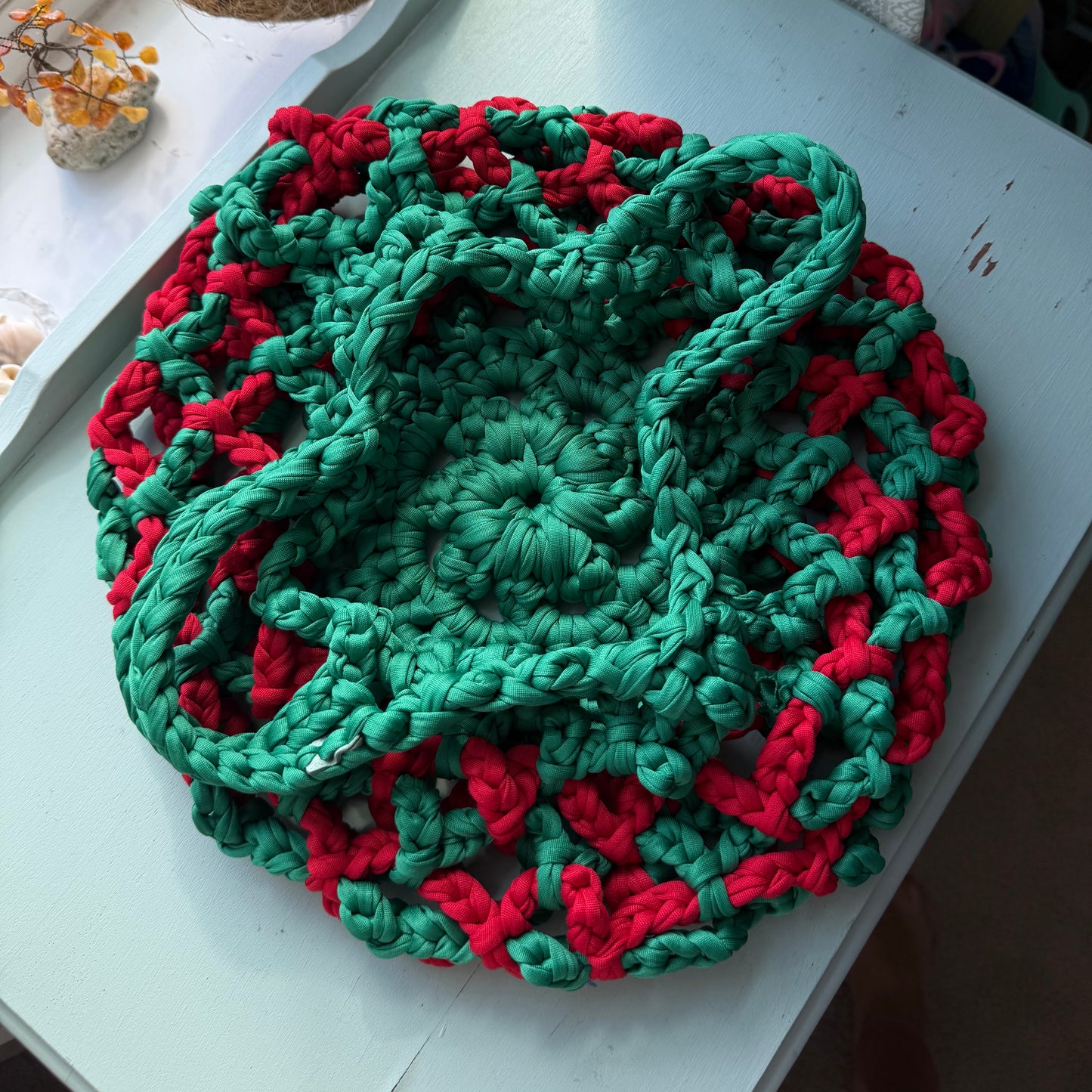 Handmade Chunky Knit Market Bag