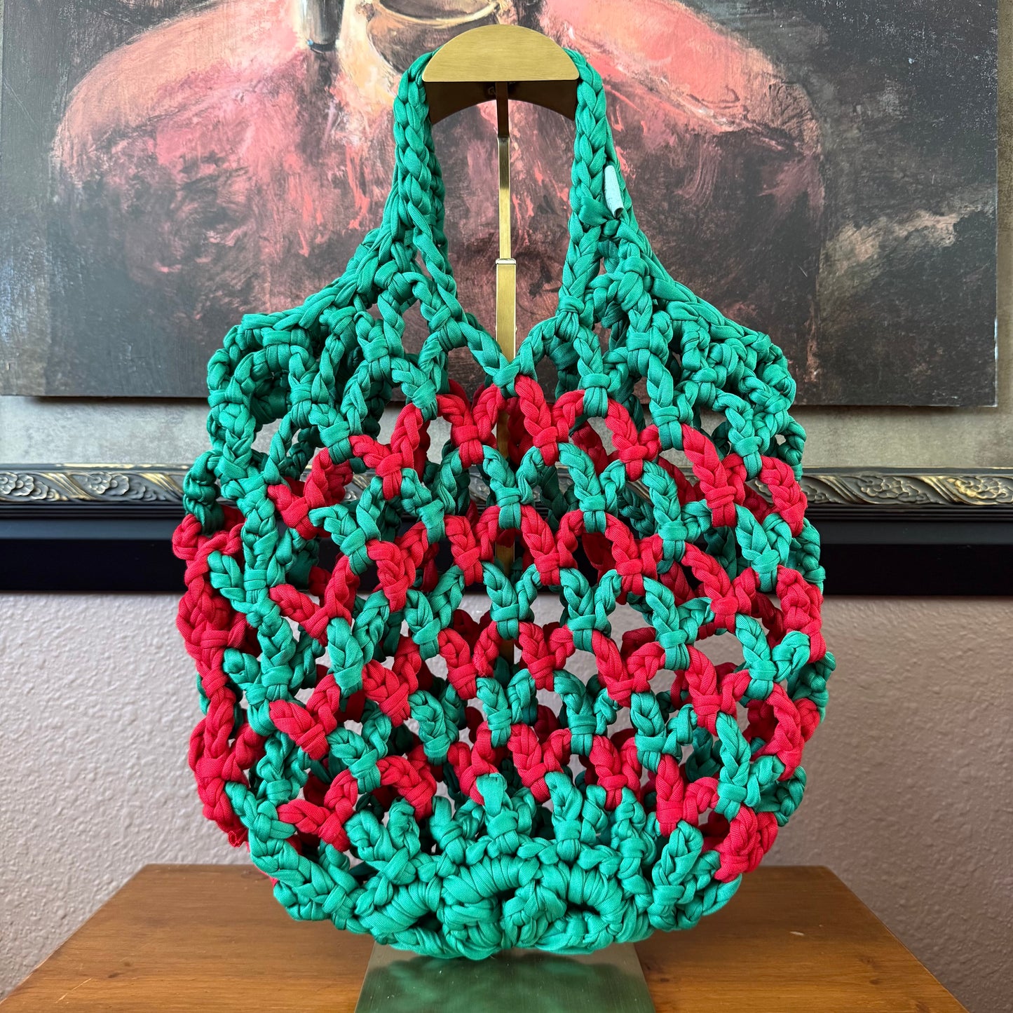 Handmade Chunky Knit Market Bag
