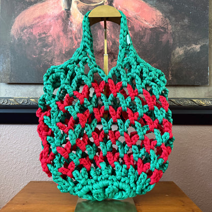 Handmade Chunky Knit Market Bag