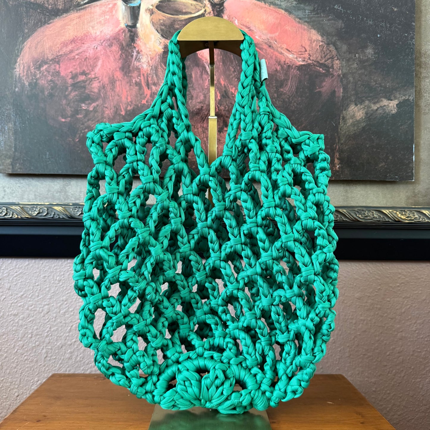 Handmade Chunky Knit Market Bag