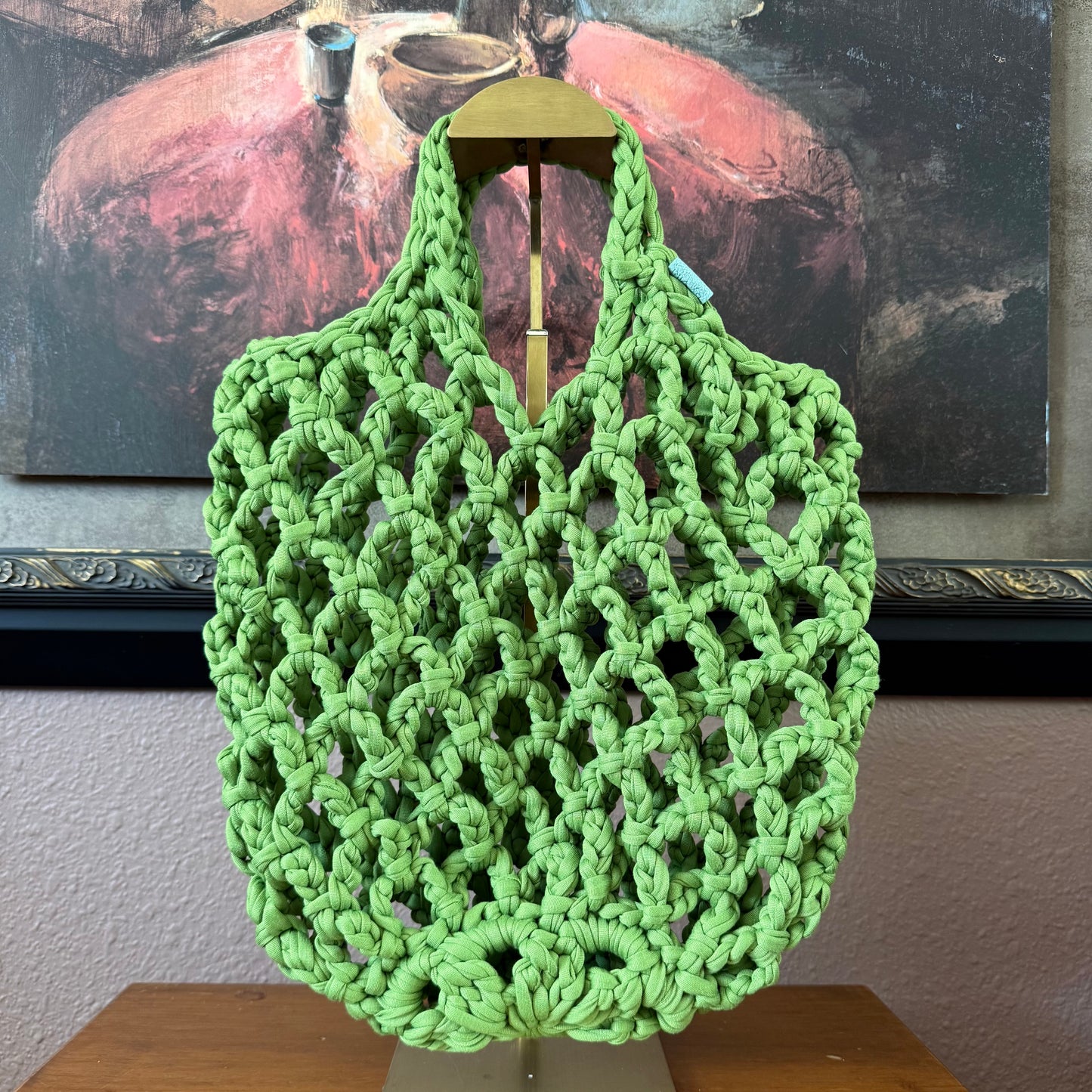 Handmade Chunky Knit Market Bag