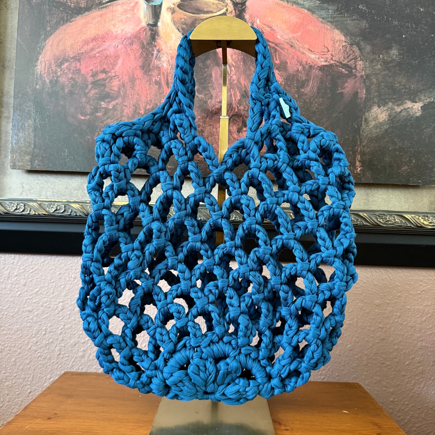 Handmade Chunky Knit Market Bag