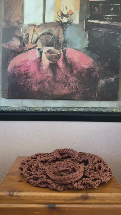 Handmade Chunky Knit Market Bag